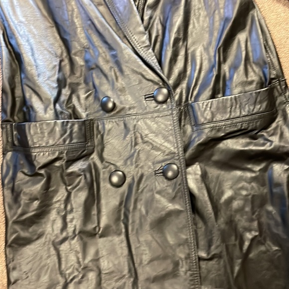 Vintage G-111 Global Identity full length size small vented in back trench coat - Picture 3 of 9